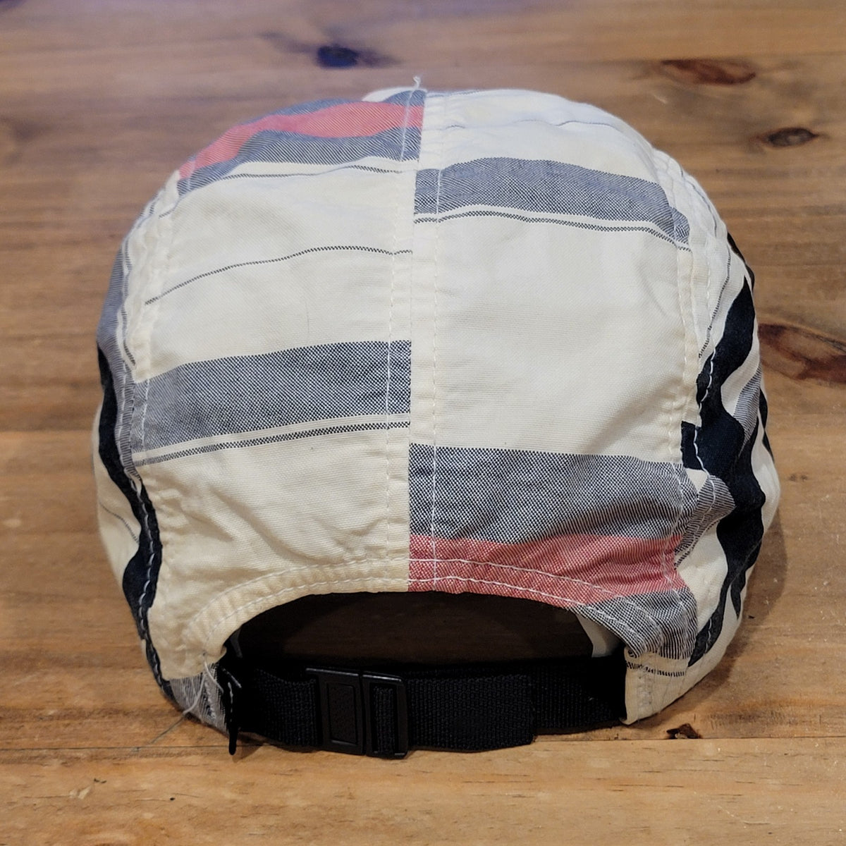 10 Deep 5 Panel Hat Cap Strap Back Adjustable Spell Out Patch One Size