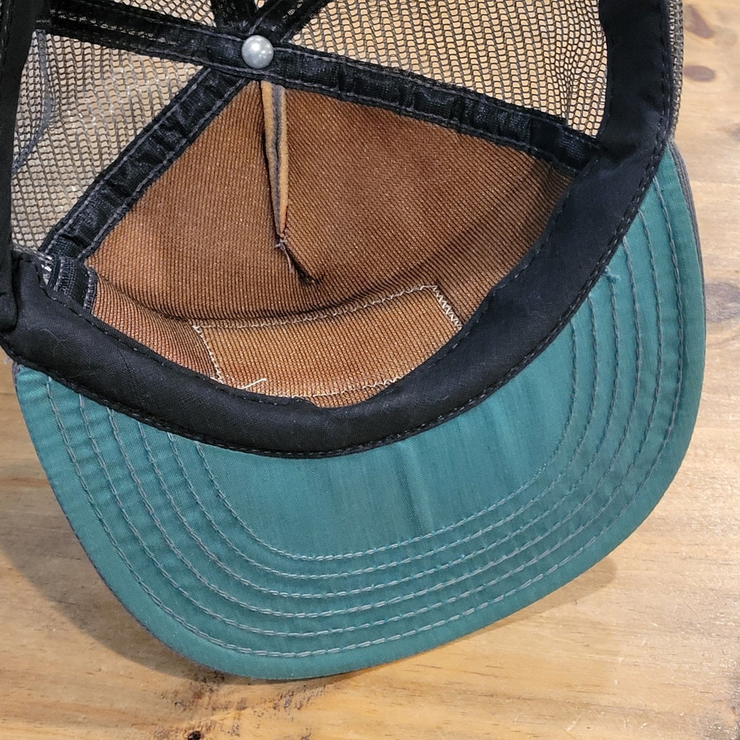 Vintage Exxon Oil Gas Trucker Hat Snapback Gray Mesh 80s 90s One Size Made USA