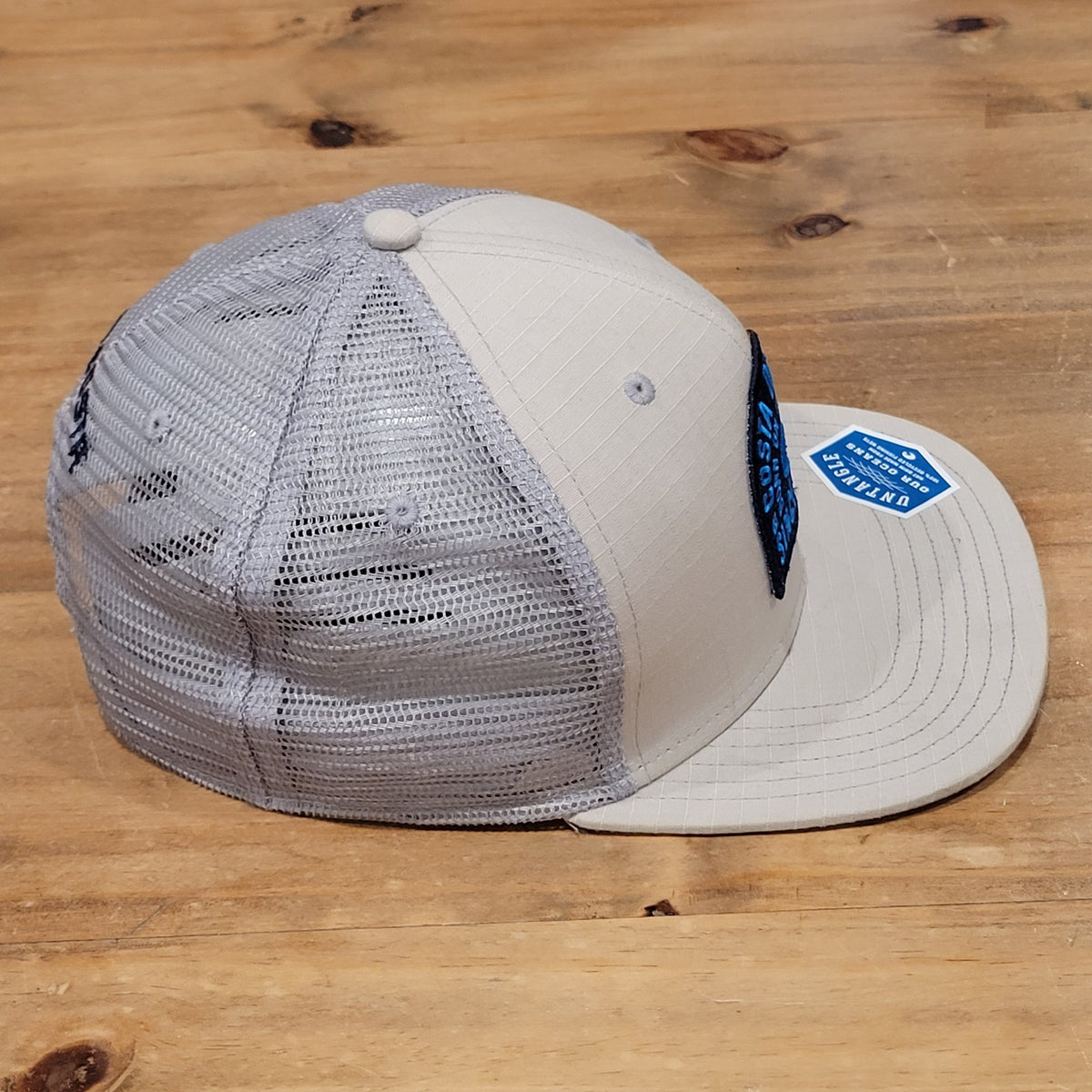 Costa Del Mar Hat Snapback Gray Patch Rip Stop Fishing Beach Water One Size