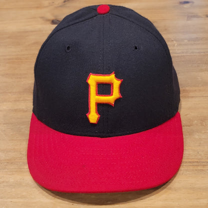 Vintage Pittsburgh Pirates Hat New Era Size 7 1/2 5950 Fitted Wool Authentic USA
