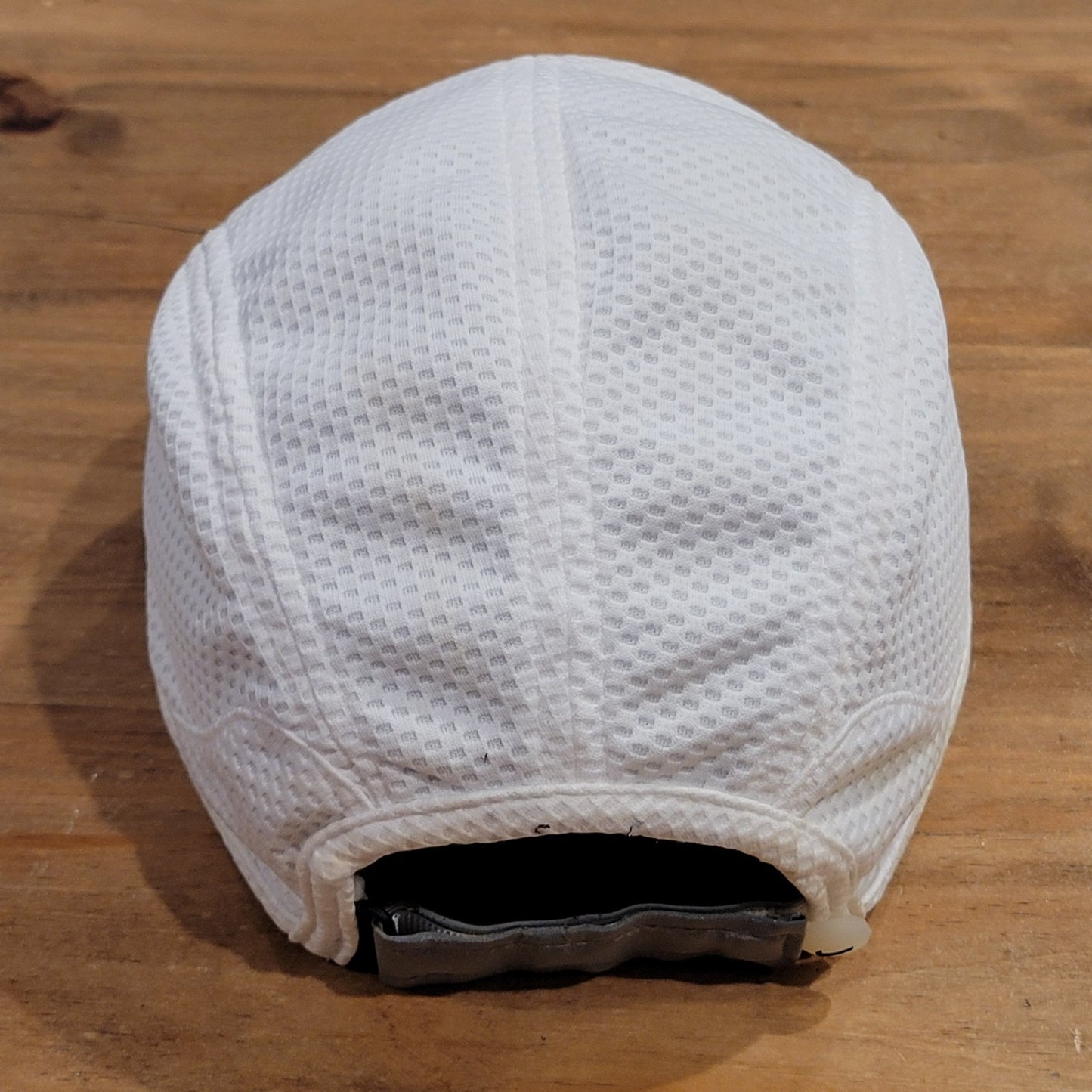 Vintage Nike Daybreak 5 Panel Hat Strap Back White Mesh Running Y2K