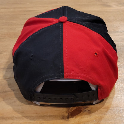Vintage Chicago Bulls Hat Snapback Drew Pearson Twill Patchwork Zig Zag 90s NBA