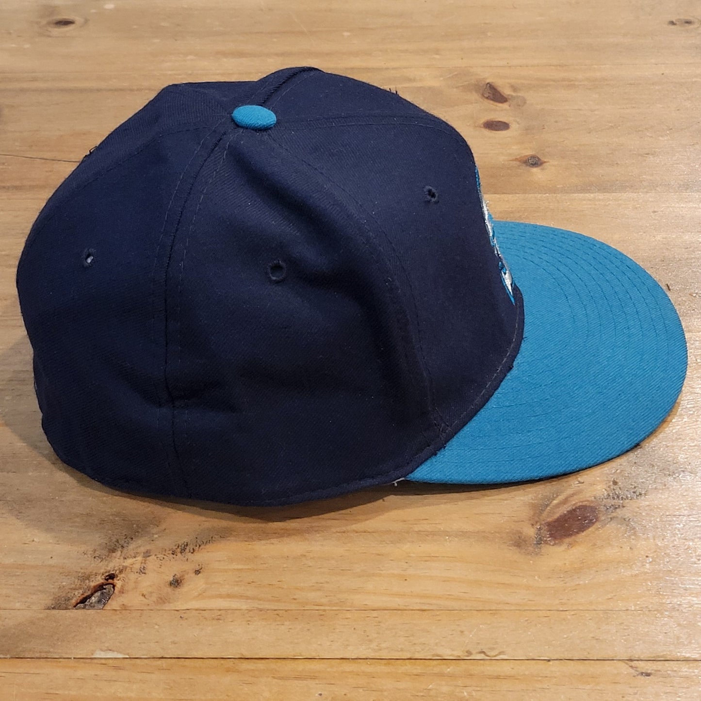Vintage Seattle Mariners New Era Diamond Collection Wool 90s Size 7 1/2 MLB Blue