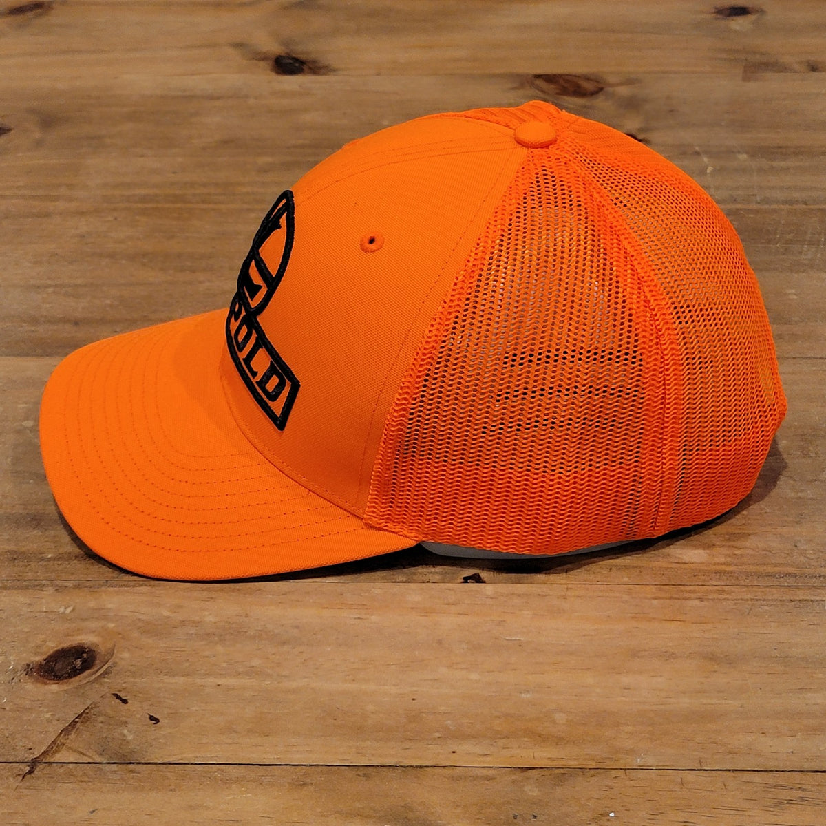 Leupold Hat Snapback Trucker Mesh Scope Hunting One Size Adjustable Blaze Orange