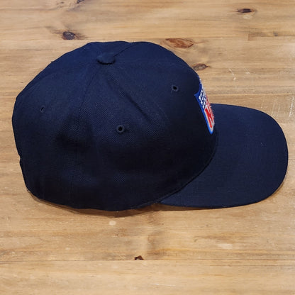 Vintage NFL Shield Logo Snapback Hat Ref Ump Crest Sports Specialties Wool 90s