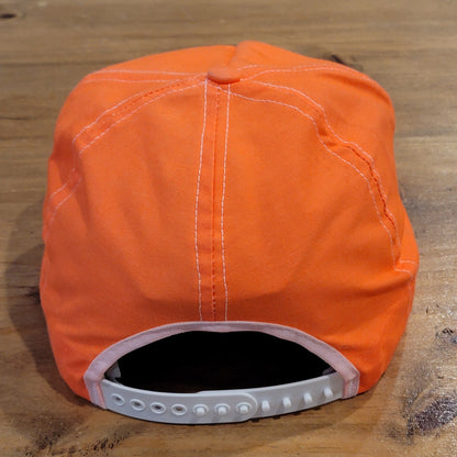 Vintage Pepsi Hat Cap Snapback Orange Rope 80s 90s Pepsi-Cola Soda Pop Drink