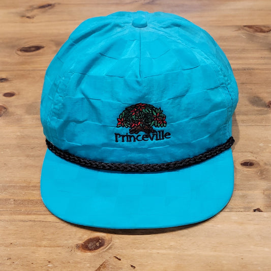 Vintage Princeville Hawaii Golf Hat Strap Back Made USA Imperial Rope Tree Logo