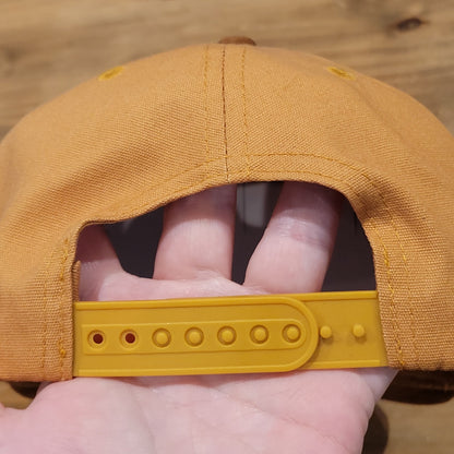 Southern String Hat Snapback Brown Suede Bill Patch Duck Hunting One Size New