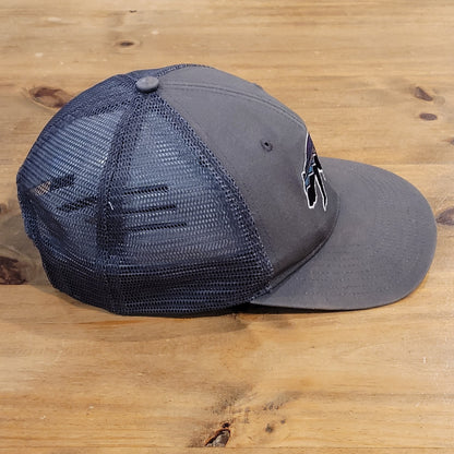 Patagonia Hat Cap Snapback Bear Grizzly Trucker One Size Trucker Gray