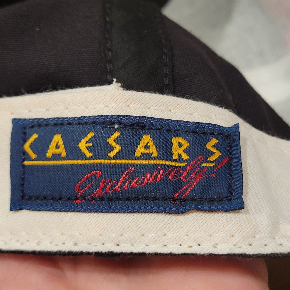 Vintage Bowe Holyfield Hat Caesars Palace 1993 Boxing Fight Heavyweight Champion