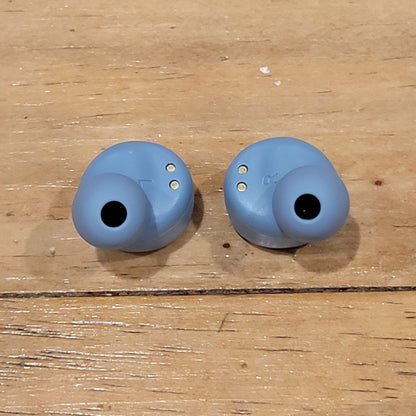 Jlab Go Pop Wireless Bluetooth Earbuds Compact With Charging Case Blue