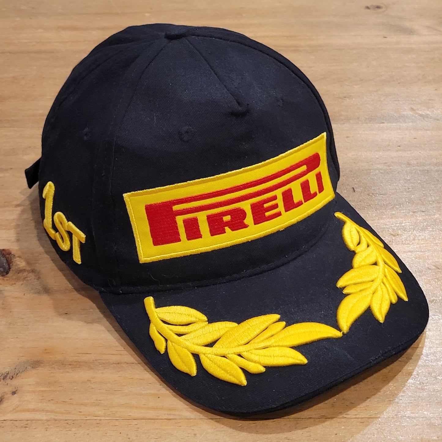 Pirelli Tires Racing Hat Strap Back 1st Pzero Leaf Scramble Eggs Car
