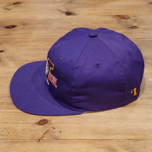 Vintage Washington Huskies Rose Bowl Hat Snapback Apparel #1 Purple College 90s