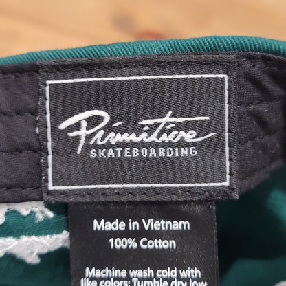 Primitive Skateboards Hat Snapback Green Casino Cards Dice Cherries Logo Skater