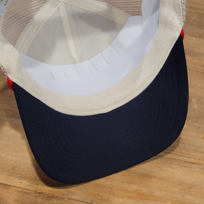 Southern String Hat Snapback Deer Antlers USA Flag Hunting Rope One Size Trucker
