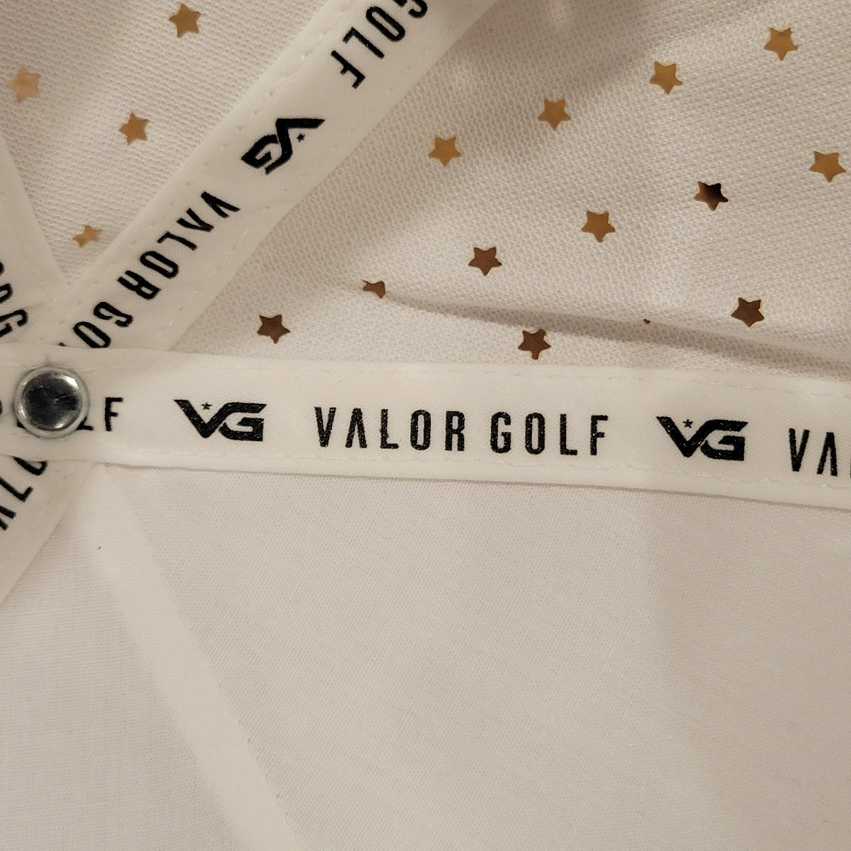 Valor Golf Merica Since 1776 USA Golfer Snapback White Rope Adjustable