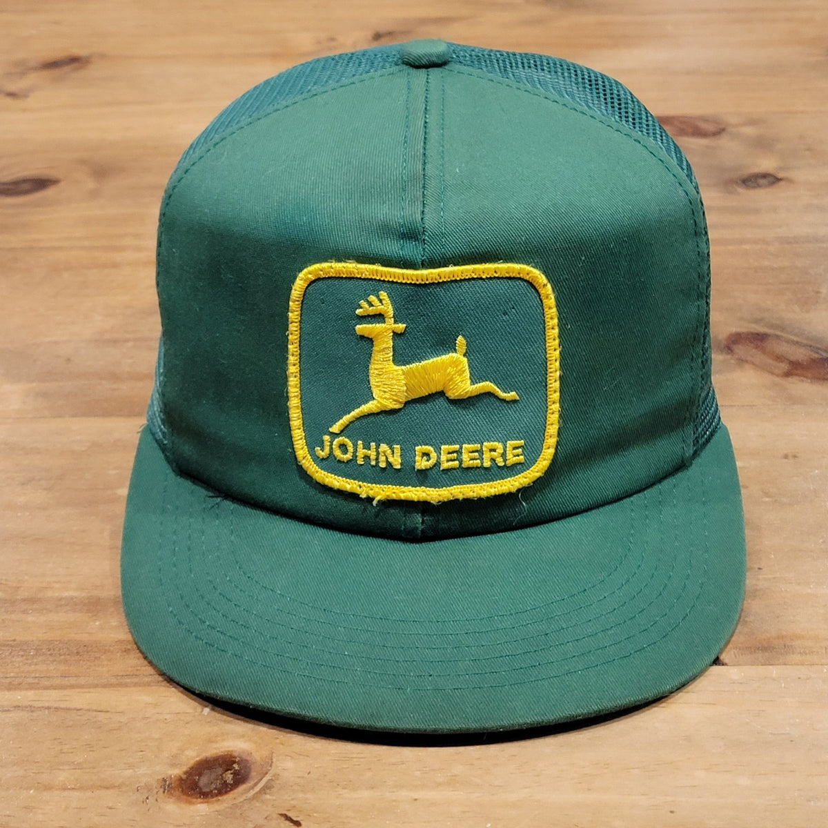 Vintage John Deere Hat Snapback K-Products 70s 80s Patch Tractor Farm