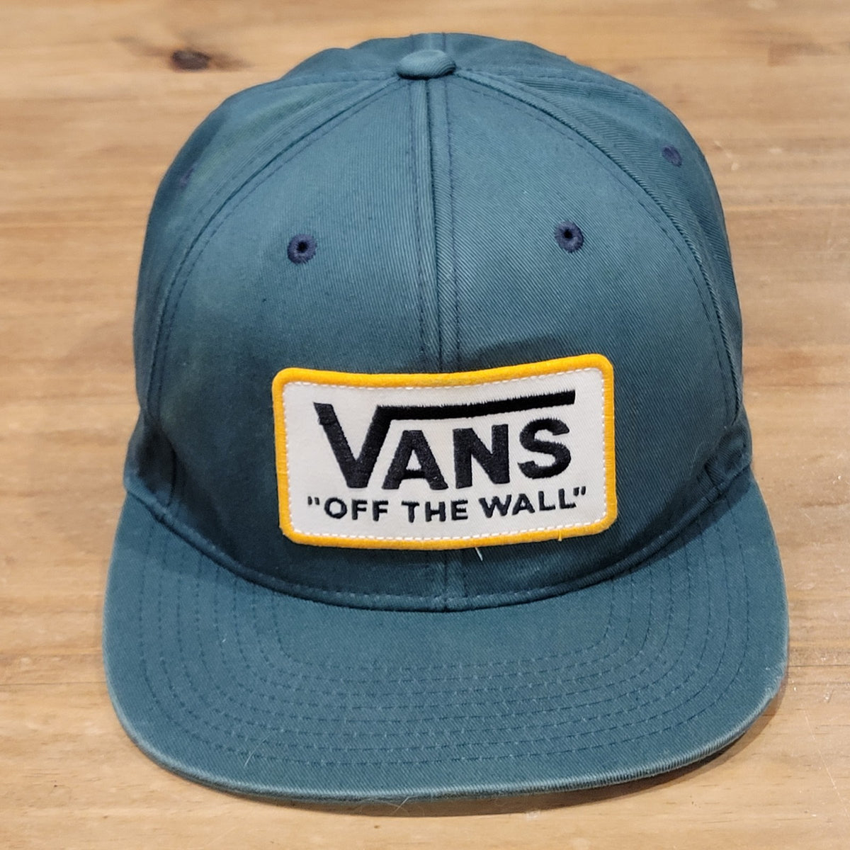 Vans Hat Cap Snapback Green Big Patch Skater Skateboarding FADED Green