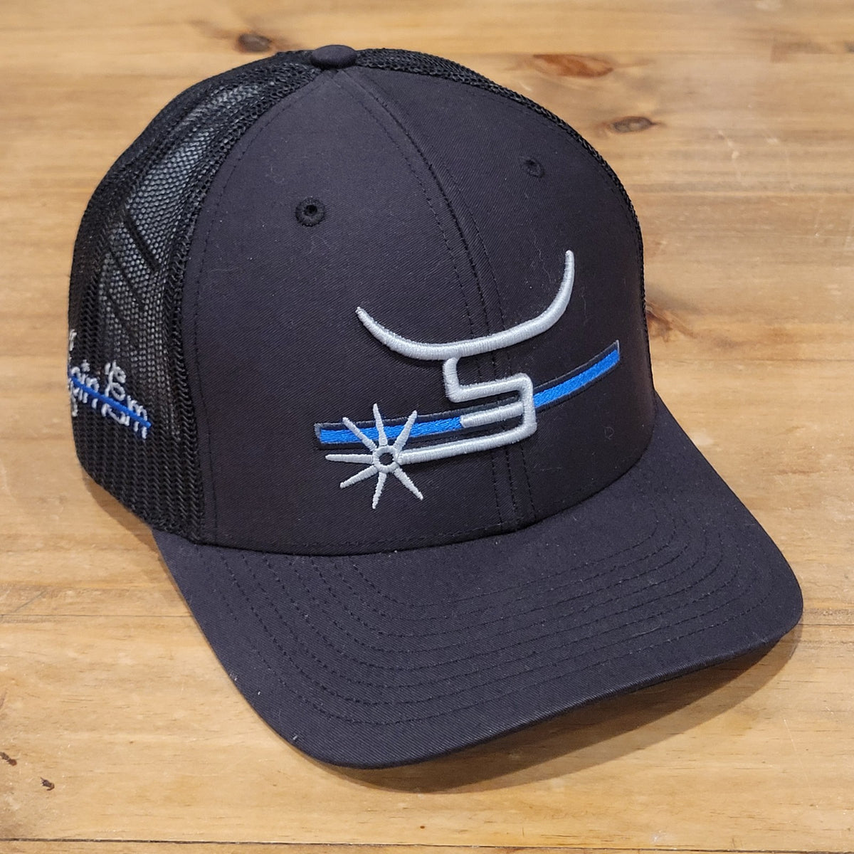 Spin Em Rodeo Hat Snapback Trucker Mesh Back Cowboy Western Bull Riding