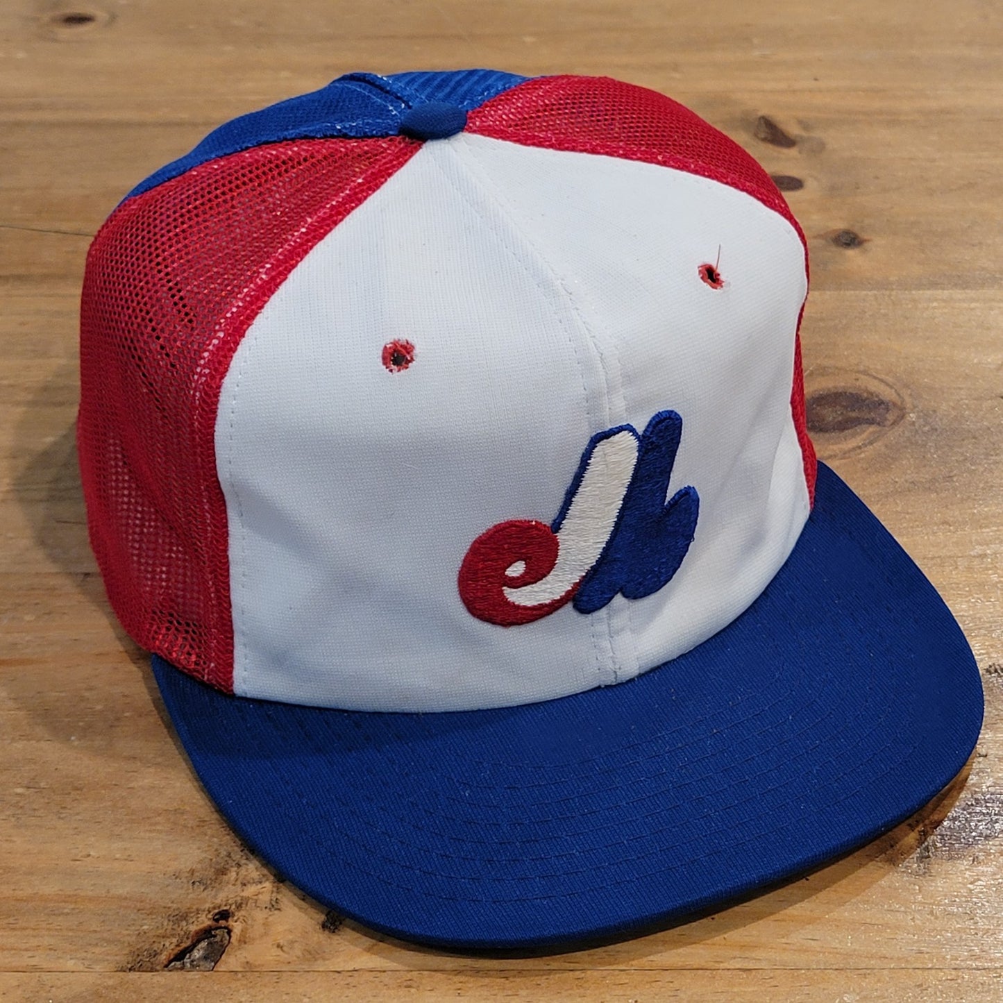 Vintage Montreal Expos Hat Snapback Trucker Youngan MLB Baseball 70s 80s