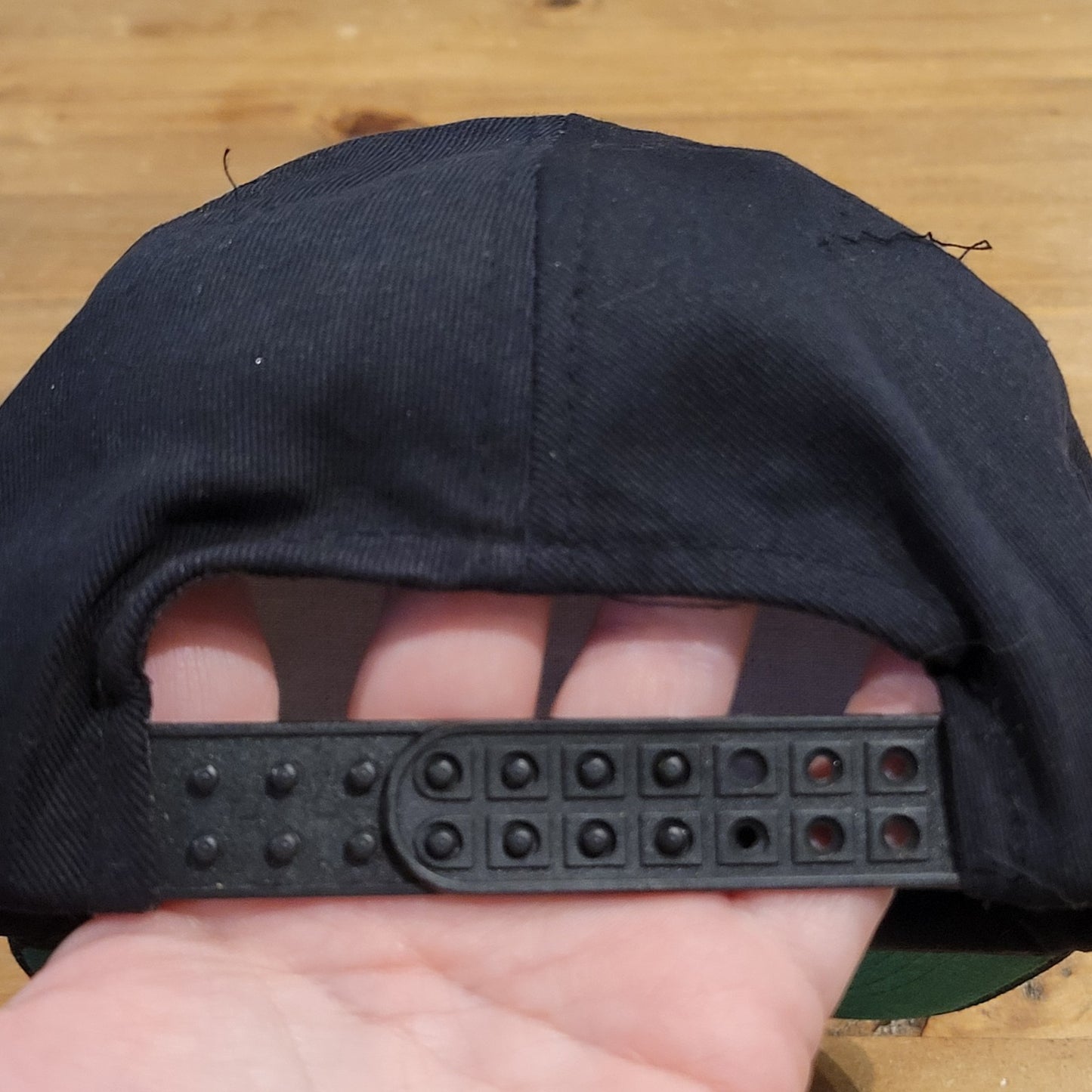 Vintage Little League Baseball Hat Cap Snapback Patch One Size 90s Black