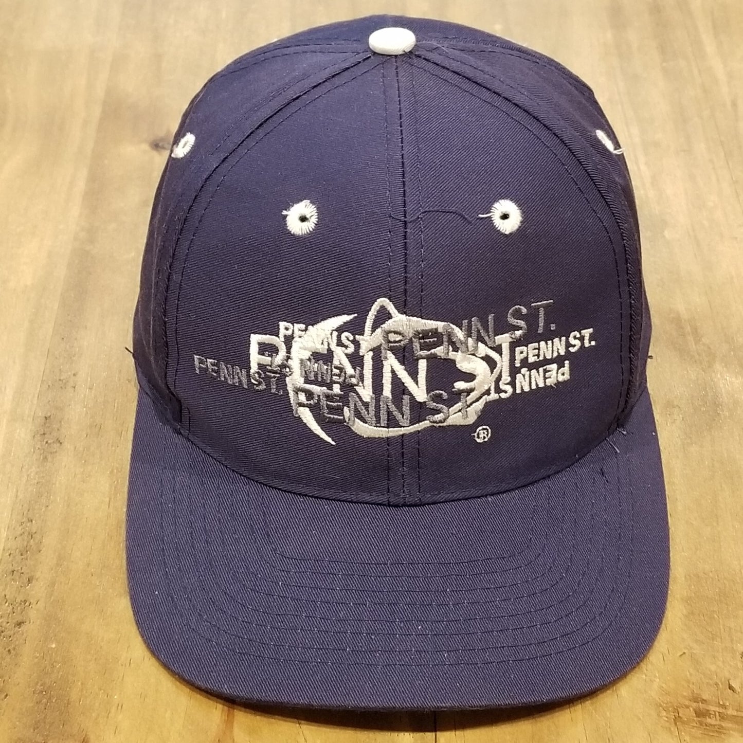 Vintage Penn State Nittany Lions Hat Cap Snapback Top of World Blue 90s