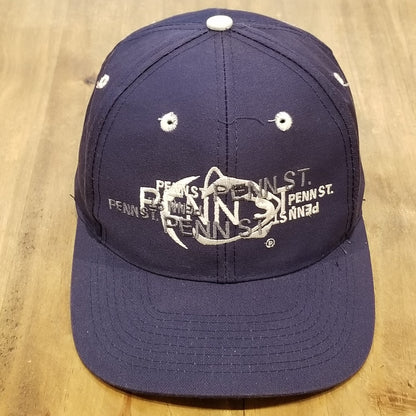 Vintage Penn State Nittany Lions Hat Cap Snapback Top of World Blue 90s