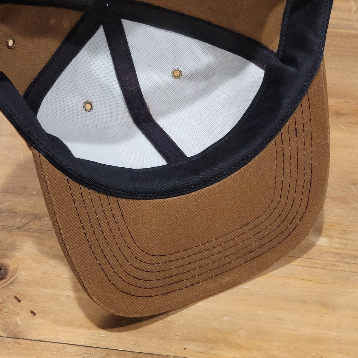 Vintage John Deere Hat Snapback Brown K-Products Made USA Tractor Farm Mower