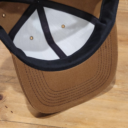 Vintage John Deere Hat Snapback Brown K-Products Made USA Tractor Farm Mower