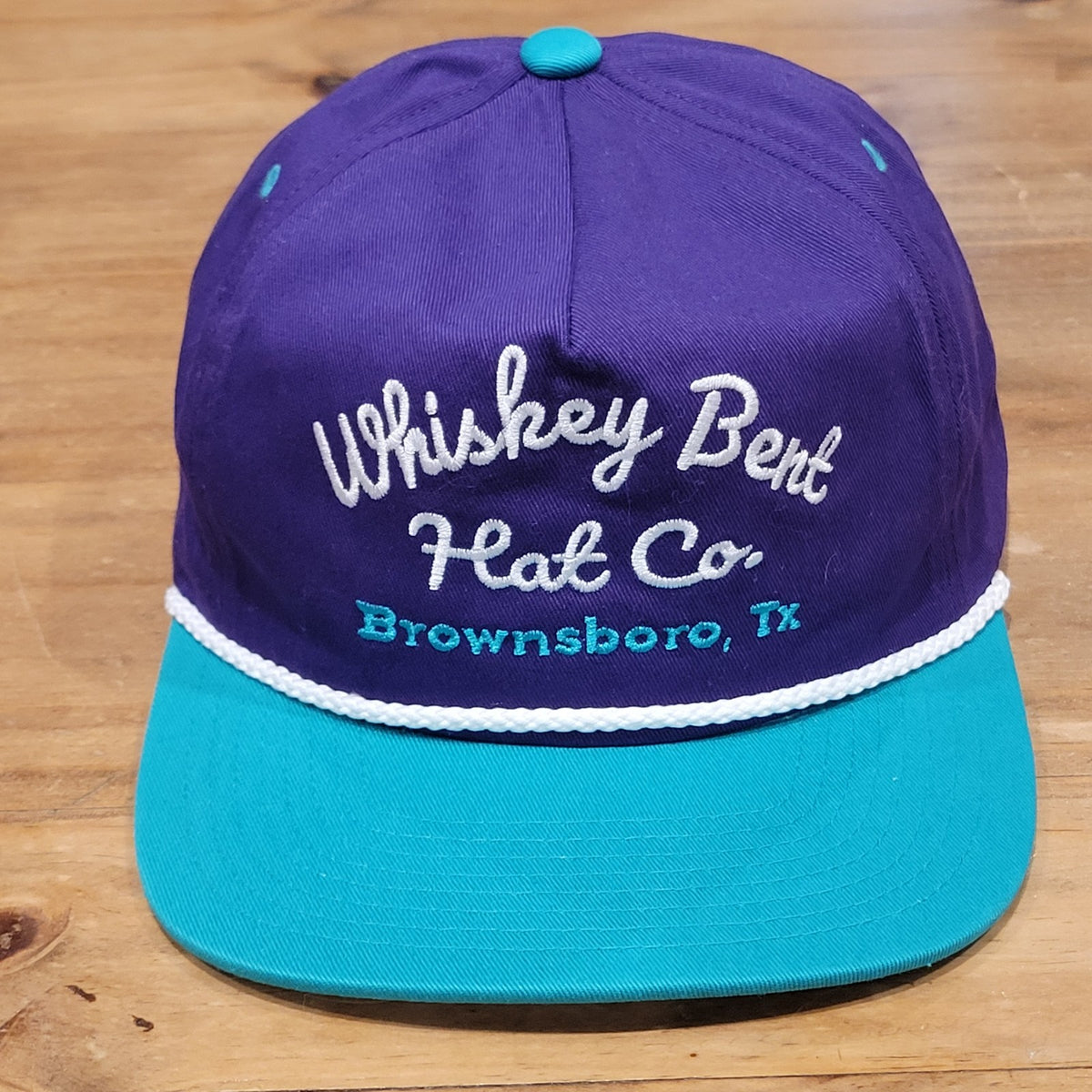 Whiskey Bent Hat Co Brownsboro Tx Snapback Purple Rope One Size