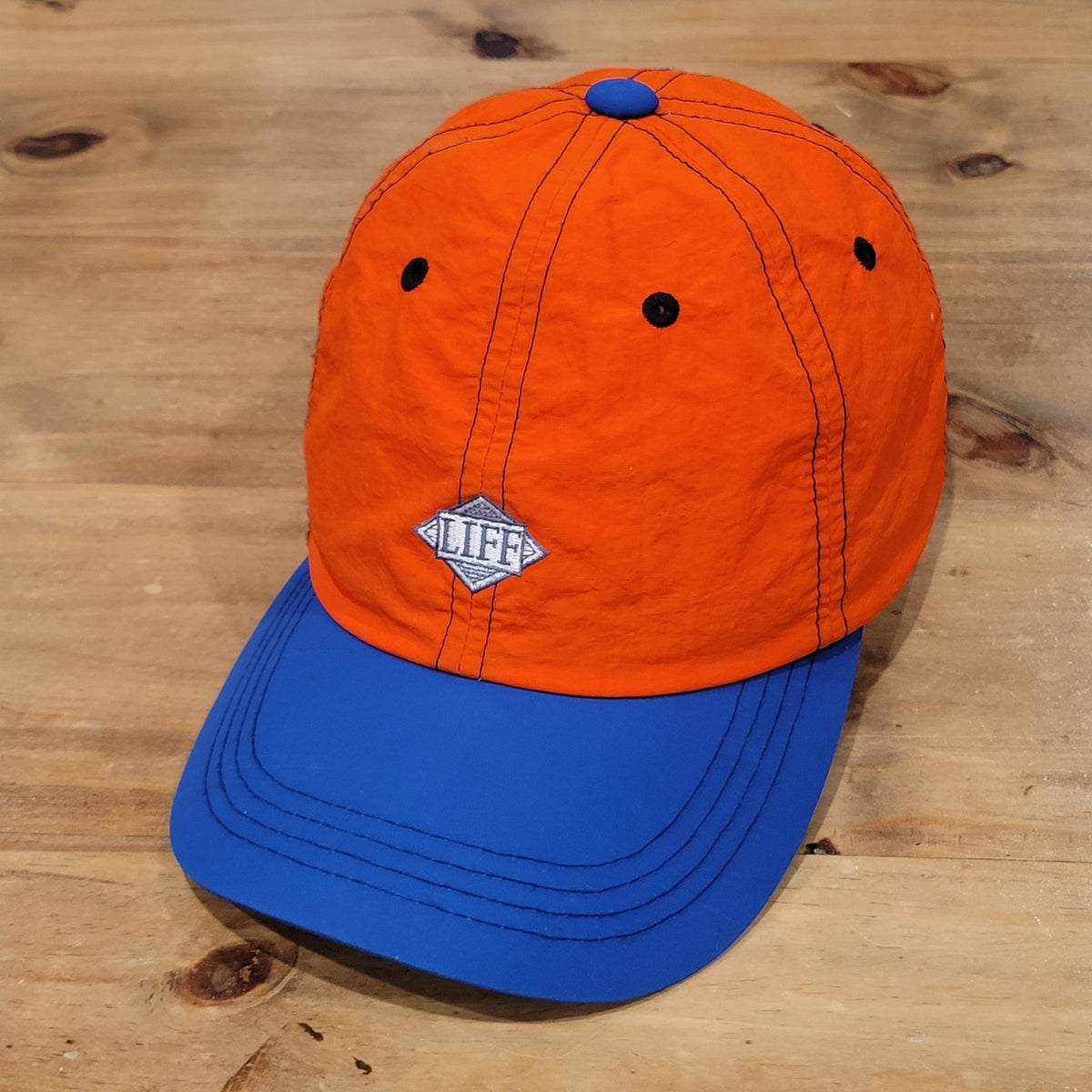 Niko And... Life Hat Strap Back Orange BLue Streetwear Japanese Tokyo Lifestyle