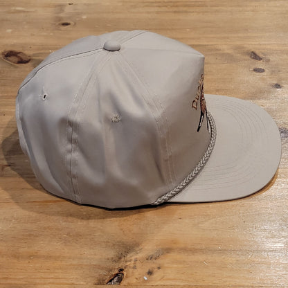 Vintage Ducks Unlimited Hat Snapback Brown Rope DU 90s Embroidered Duck