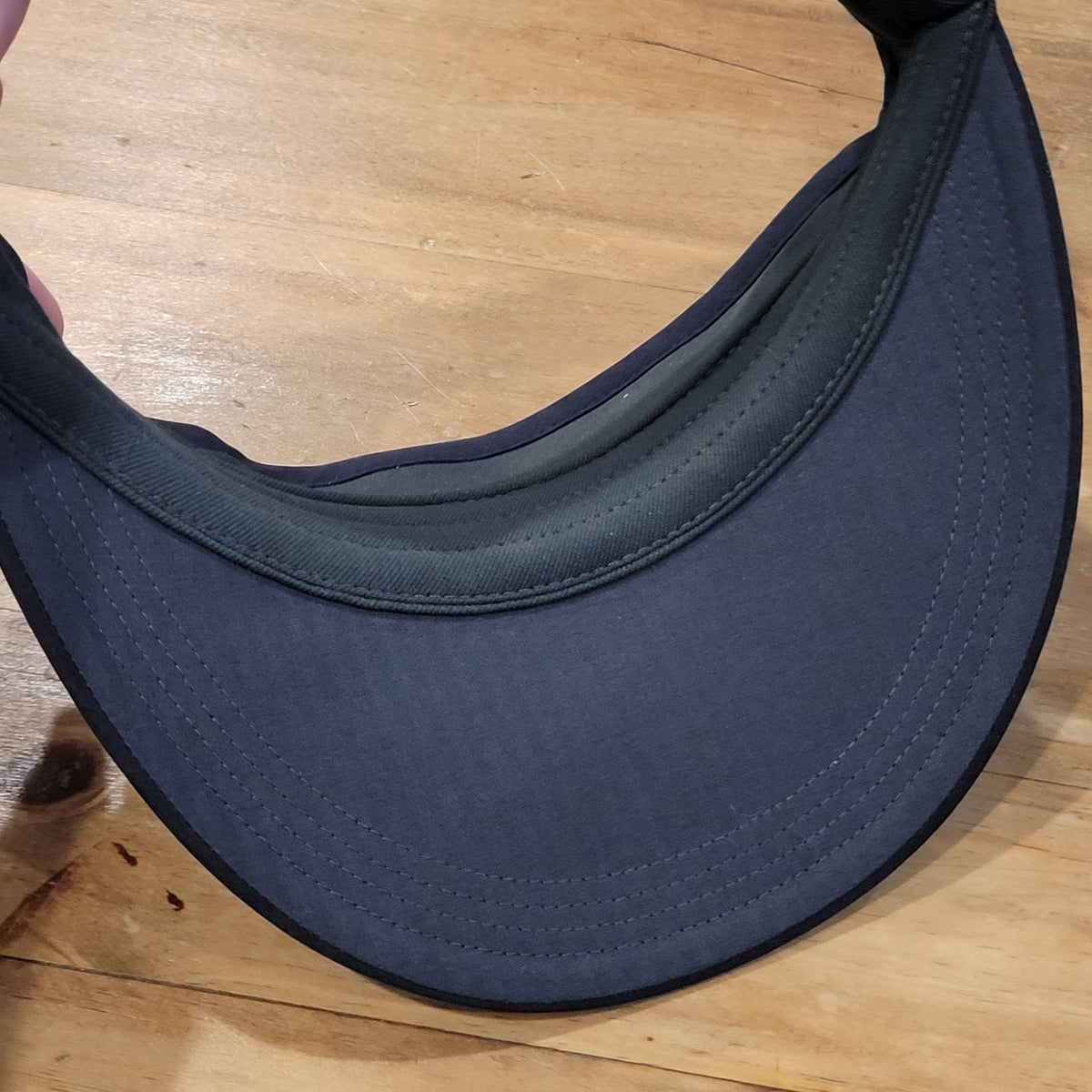 Nike Golf High Rise Visor Hat Cap Dri-Fit Black White Swoosh One SIze