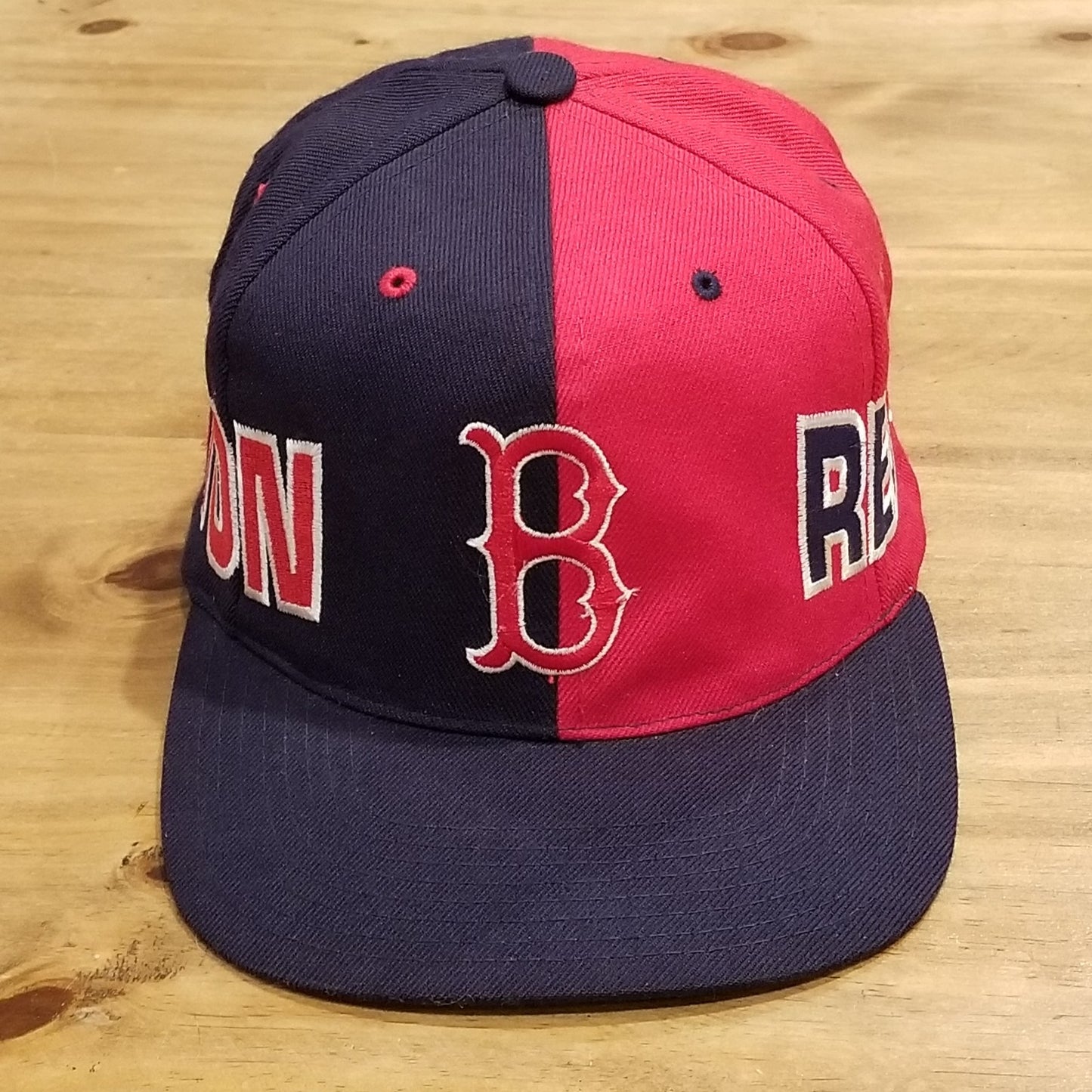 Vintage Boston Red Sox Hat Snapback American Needle Wool Big Spell Out Logo