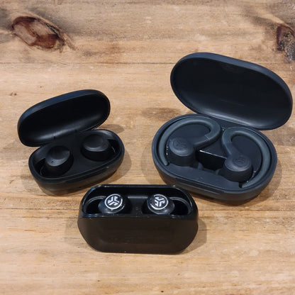 Lot of 3 Bluetooth Wireless Earbuds Jlab Go Sport Jlab Go Air Onn