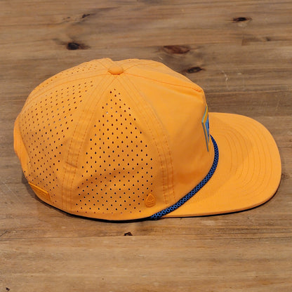 Melin Coronado Hydro Neon Collection Hat Snapback Orange Rope  Adjustable CL Fit