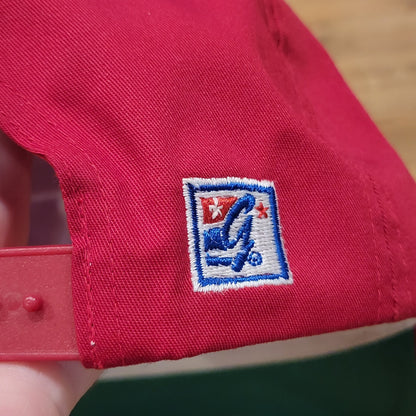 Vintage Alabama Crimson Tide Hat The Game 3 Bar U Of A 90s One Size Red College