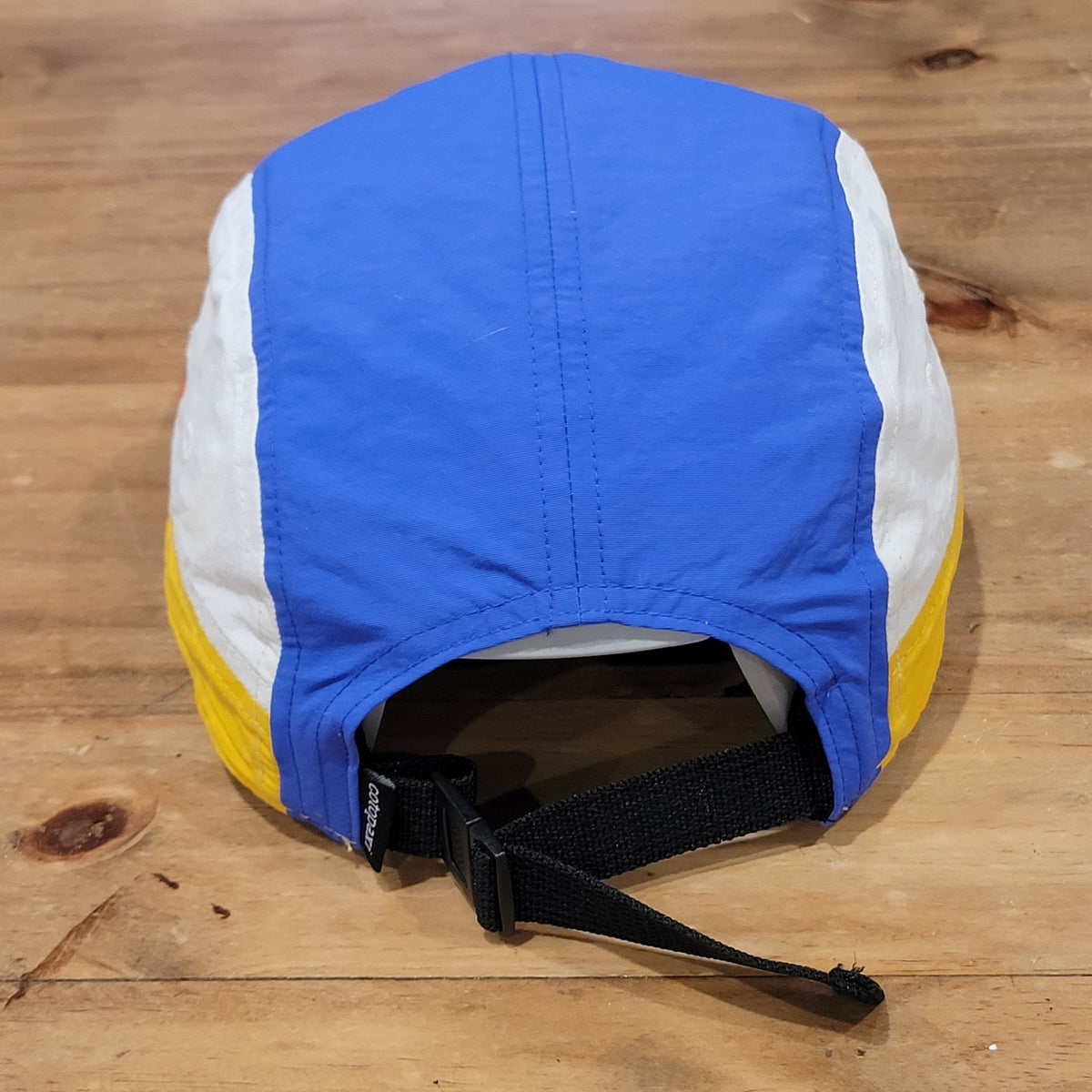 Cotopaxi 5 Panel Hat Strap Back Multicolor Spell Out Colorful One SIze