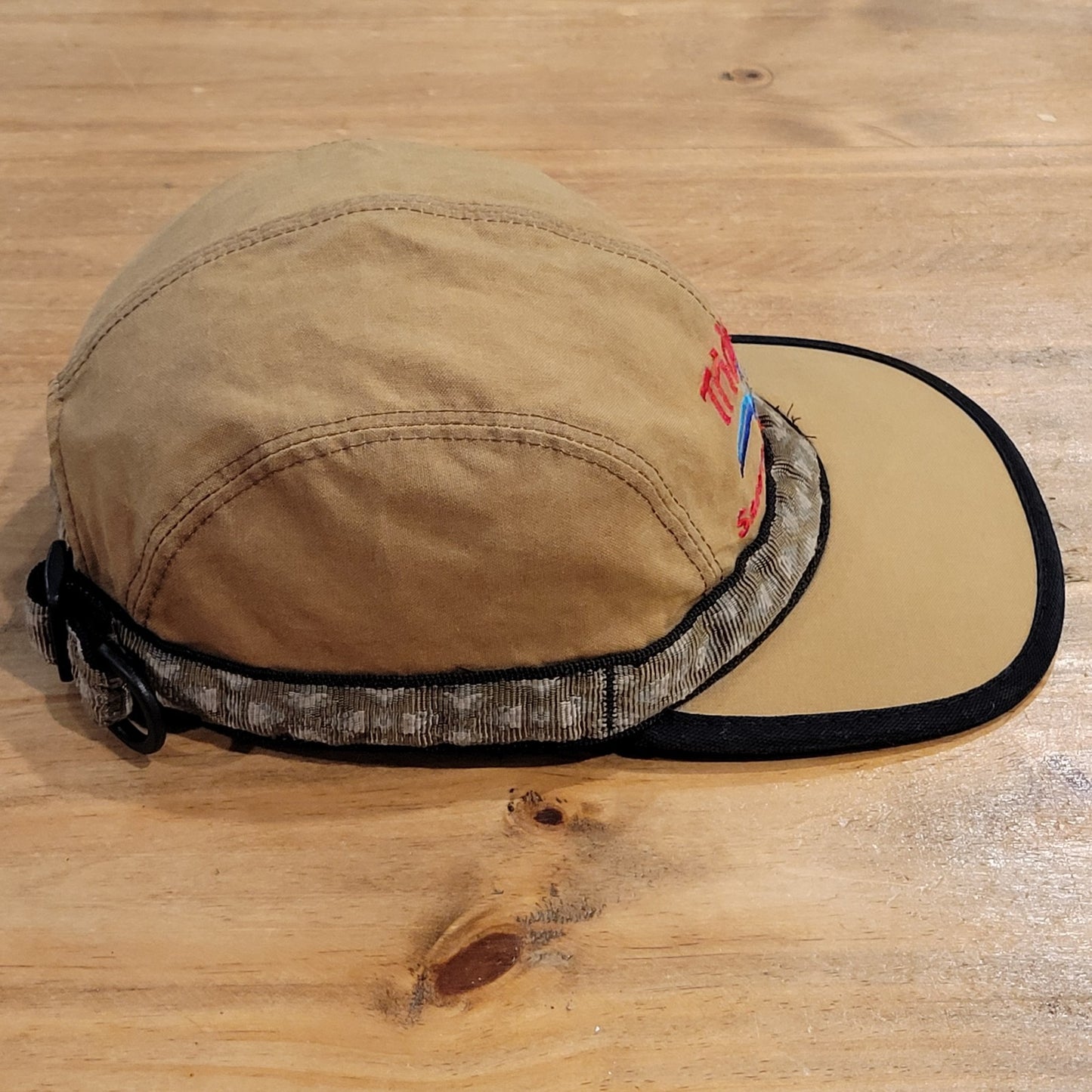 Trident Seafoods Kavu Hat Size M Adjustable Brown Canvas Sand Point Alaska