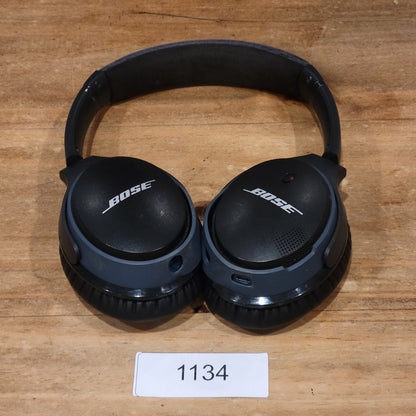 Bose SoundLink Around Ear Wireless Headphones II AE2 Black Blue - Tested Working