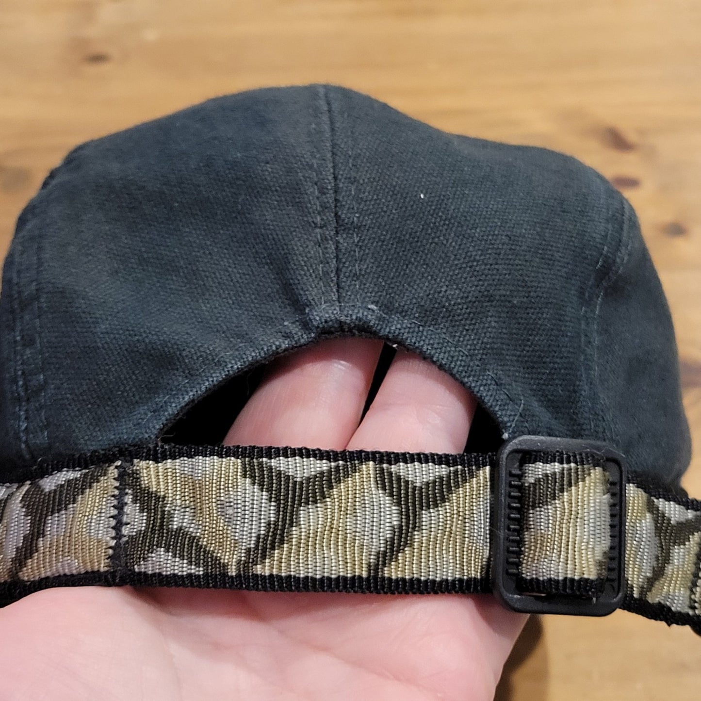 Kavu Hat Cap Size M Adjustable Canvas Outdoor Fishing Hiking Made USA Cotton Gre