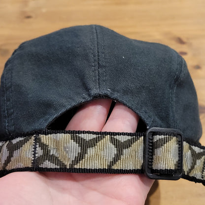 Kavu Hat Cap Size M Adjustable Canvas Outdoor Fishing Hiking Made USA Cotton Gre