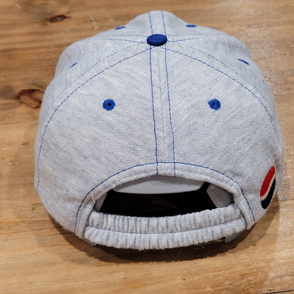 Vintage Pepsi Hat Cap One Size Flex Stretch Fitted Adult 90s Gray Spell Out Soda