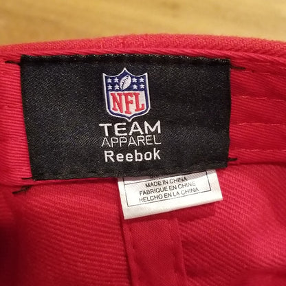San Francisco 49ers Hat Snapback Reebok Arch Spell Out Big Logo Wool Blend Y2K