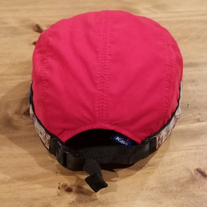 Kavu Hat Red Size S Adjustable Lightweight Outdoor Hiking Polyester Panel