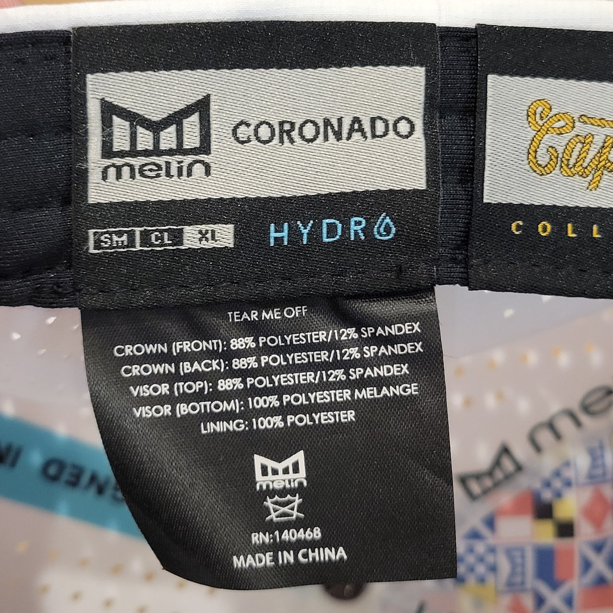 Melin Coronado Captain Collection Hat Snapback White Rope Double Up Brigade XL