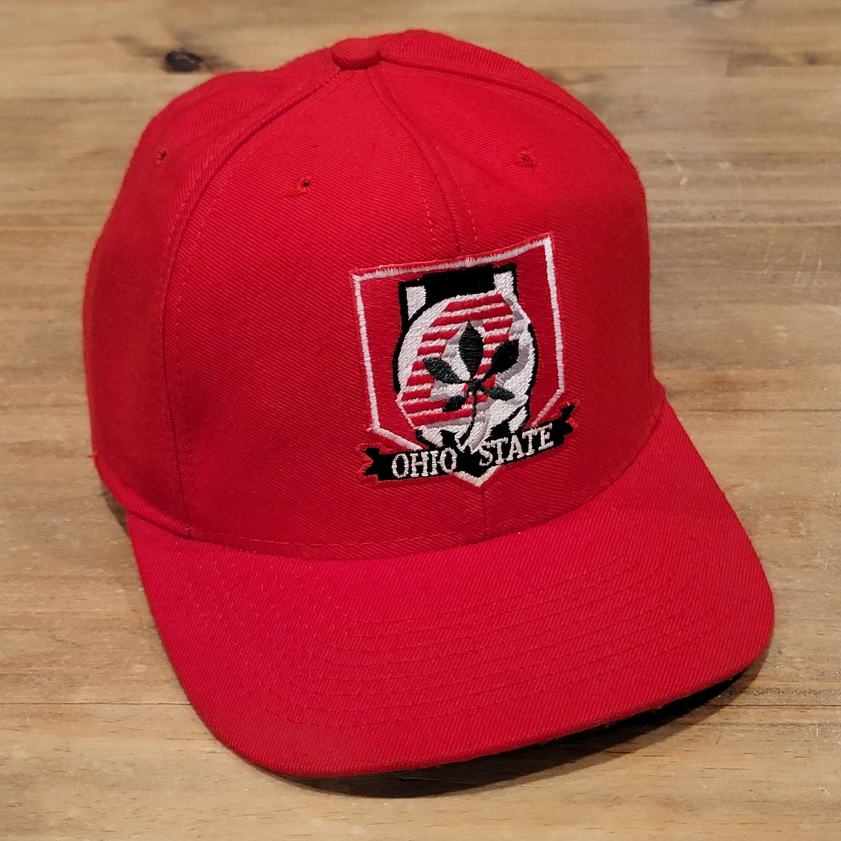 Vintage Ohio State Buckeyes Hat Snapback Nutmeg Made USA 90s College Wool