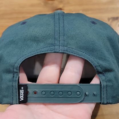 Vans Hat Cap Snapback Green Big Patch Skater Skateboarding FADED Green