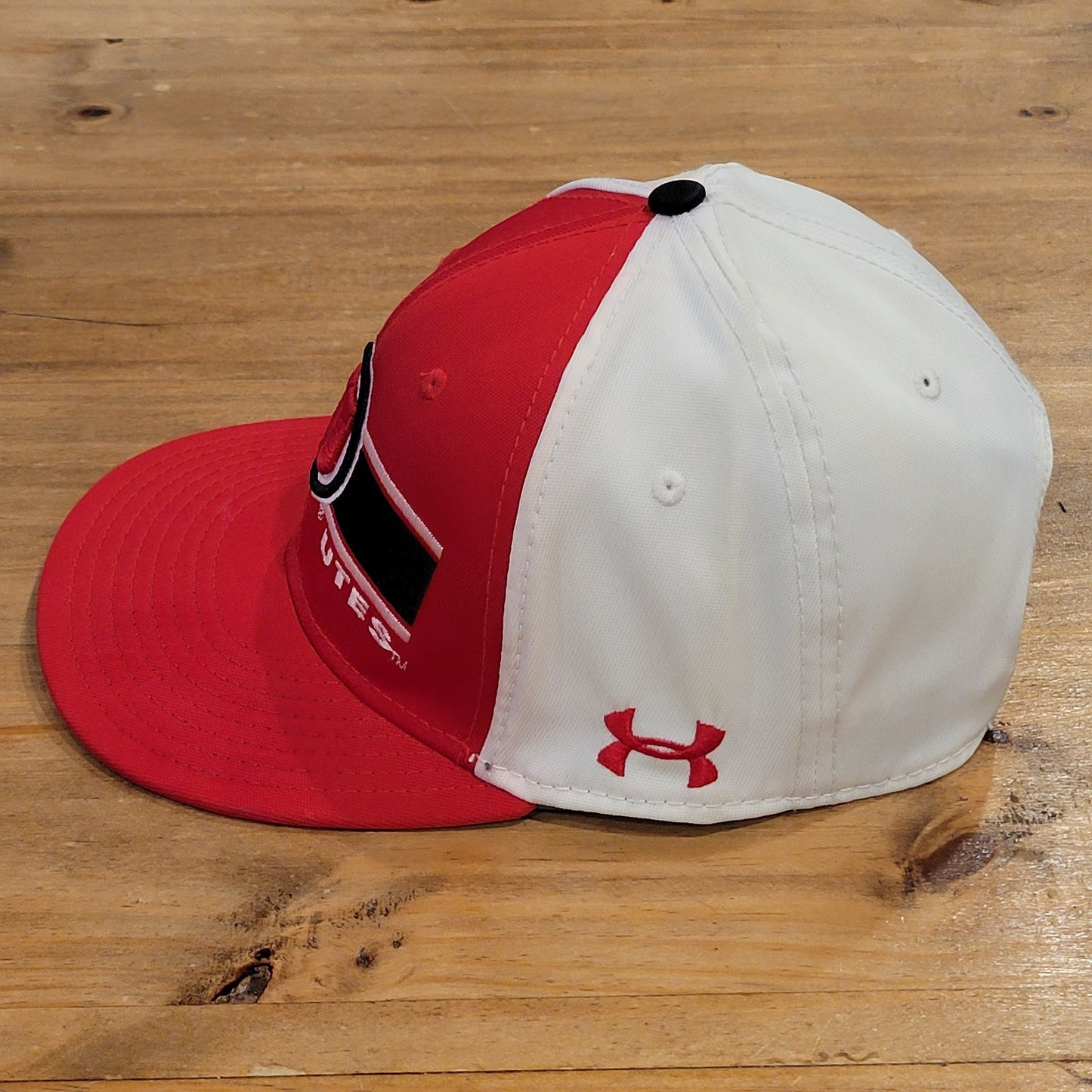 Utah Utes Under Armour Hat Snapback Red White One Size College Football