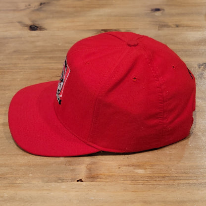 Vintage Ohio State Buckeyes Hat Snapback Nutmeg Made USA 90s College Wool
